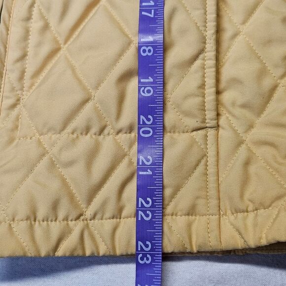 Vintage Brooks Brothers Quilted Yellow & Corduroy Front Zip Plaid Lined Vest - Picture 11 of 11